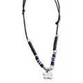 Shell Beaded Necklace W/ Charm